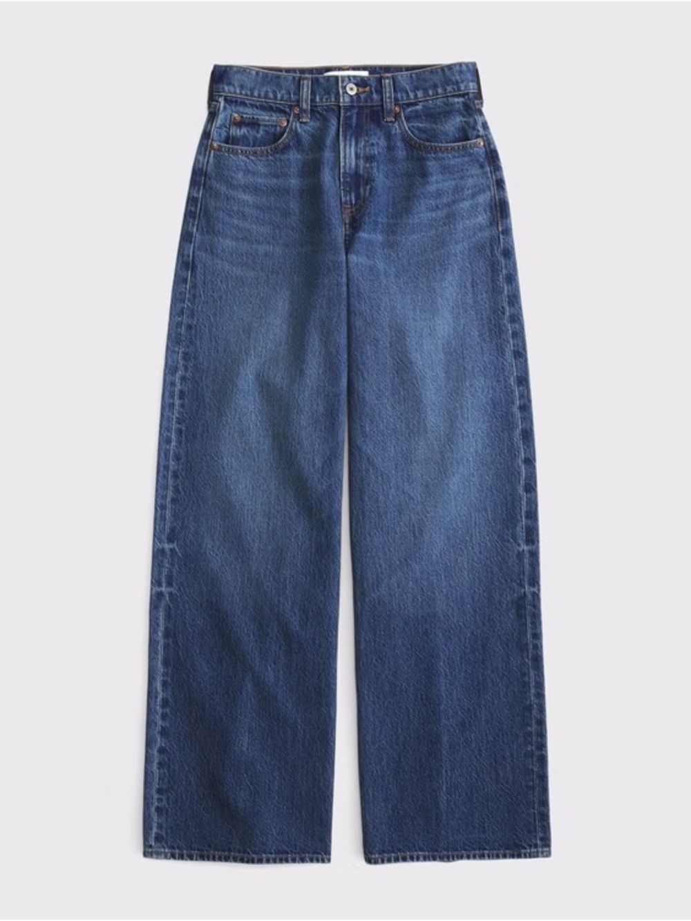 Abercrombie & Fitch Wide Leg Flare Jeans - Blue
